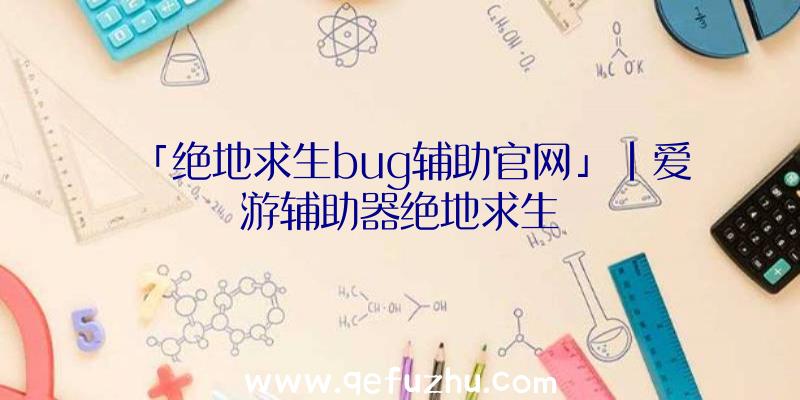 「绝地求生bug辅助官网」|爱游辅助器绝地求生